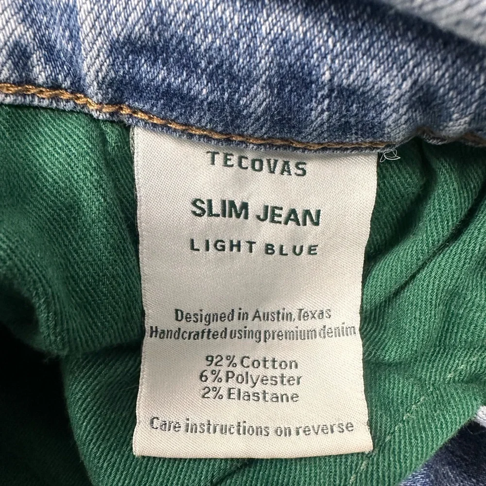 Tecovas Slim Jeans Sz 34 - Picture 4 of 6